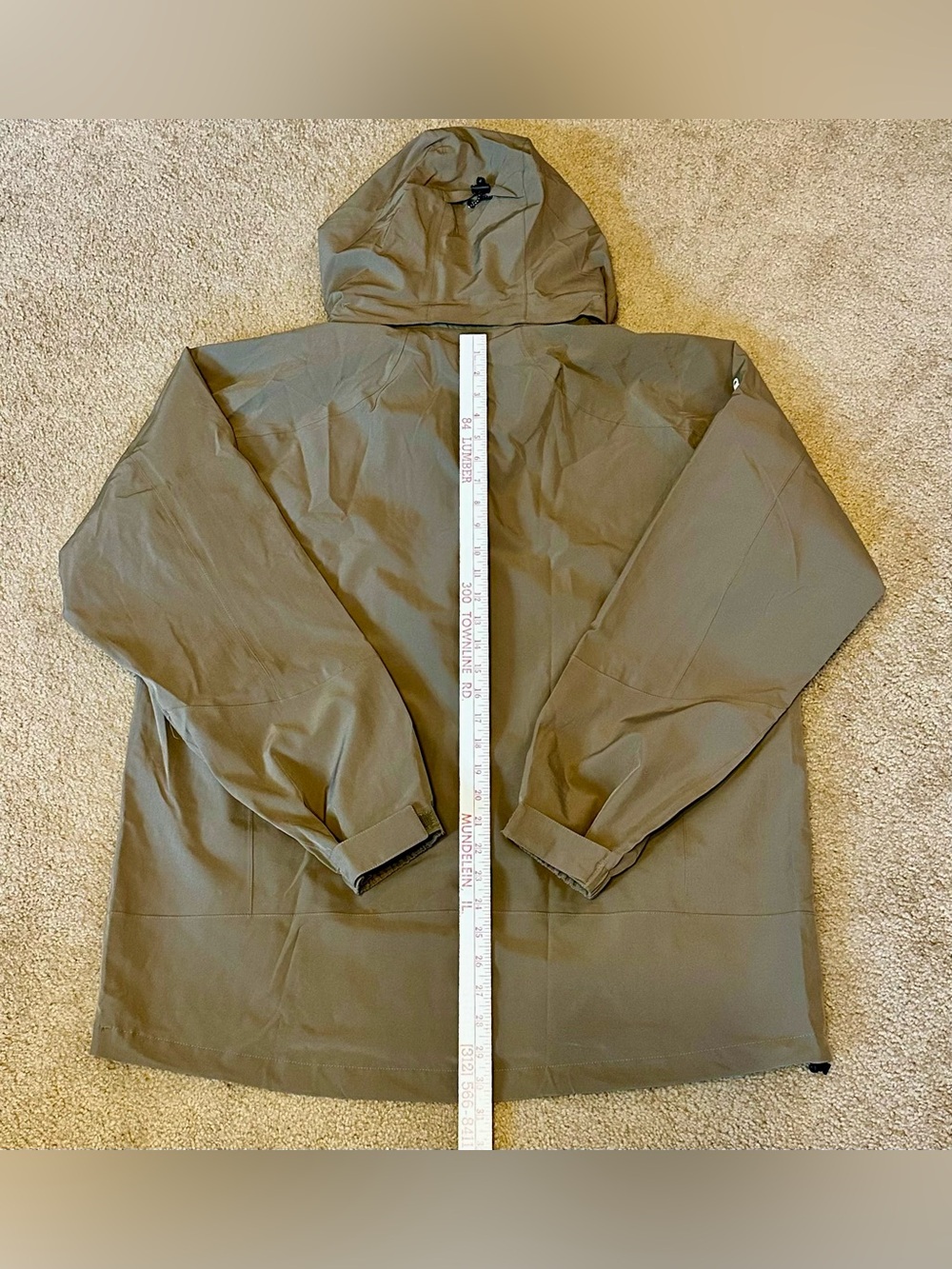 Little Donkey Andy Men's Two-Tone Khaki Hooded Jacket - Picture 12 of 14
